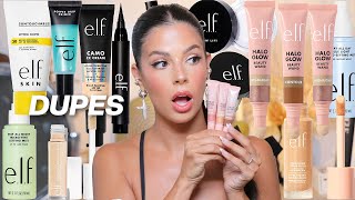 trying EVERY ELF VIRAL drugstore dupe save your money [upl. by Bedad897]