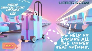 Never check a bag again The Luggage Lab reviews the best wheeled Underseat bags for your travels [upl. by Adalheid453]