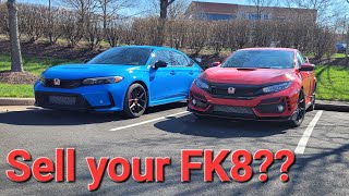 Should FK8 Owners Upgrade to The FL5 Civic Type R  Is the FL5 a BETTER Buy  FK8 vs FL5 [upl. by Analli223]