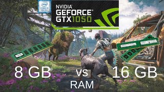 8 GB RAM vs 16 GB RAM  GTX 1050  i5 8300h [upl. by Ardnek]