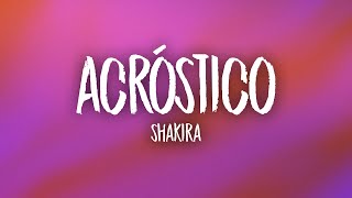 Shakira  Acróstico LetraLyrics [upl. by Rivers]