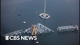 Witnesses at scene of Baltimore bridge collapse describe devastation [upl. by Calisa91]