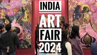 India Art Fair 2024  Nsic Okhla  World biggest Art fair in New Delhi [upl. by Ociredef]