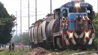 Distrito Tepic 2011  Ferromex New SD70ACe 4045 amp CSX SD80MAC 4596 y mas [upl. by Anirbed]