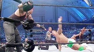 The Undertaker amp John Cena vs Kurt Angle amp Chris Jericho SmackDown July 11 2002 [upl. by Acinomahs836]