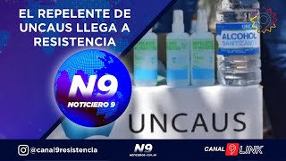 EL REPELENTE DE UNCAUS LLEGA A RESISTENCIA  NOTICIERO 9 [upl. by Akimahc822]