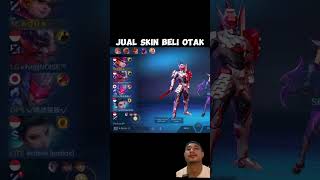 Buat gue aja skin nya bro😭🤣☝️mobilelegends mlbb shorts [upl. by Aicnatsnoc239]