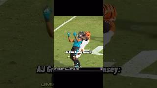 Jalen Ramsey amp AJ Green Was Really Throwing Hands 🥊 nfl shorts [upl. by Ayital]