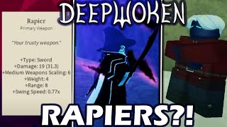 RAPIERS Added to Deepwoken  Curse of the NoLife King Change Deep Gems Hive NPC DEEP REVIEW [upl. by Wojak]