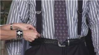 Mens Fashion  How to Put on Clip Suspenders [upl. by Notgnillew]