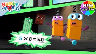 Super Eights Assemble  S7 E11  Learn Times Tables  Numberblocks [upl. by Evans666]