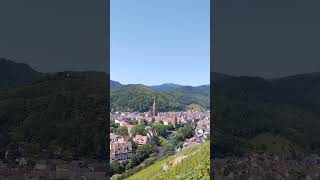 THANN ALSACE  La Croix de Lorraine La Cathédrale L Oeil de la Sorcière son Vignoble [upl. by Nylarac]