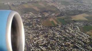 Uzbekistan Airways take off Tashkent airport [upl. by Pontone]