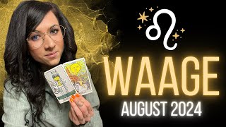 WAAGE ♎️ Das Sprungbrett in deine Zukunft  SPRING 💥🚀  August 2024 • Tarot • Horoskop [upl. by Saimerej]