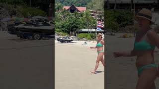 🇹🇭Patong Beach Thailand Phuket Summer Holiday🌞 phuketbeach [upl. by Gilemette]