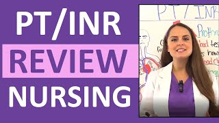 PTINR Normal Range Nursing Lab Values for NCLEX [upl. by Intruoc]