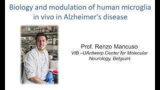 European Microglia Webinar Series by Renzo Mancuso 20231205 [upl. by Negeam]