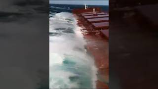 Capesize Ship in Storm Terrifying Monster Waves tmedia shipaccident shipcompilation [upl. by Omari]