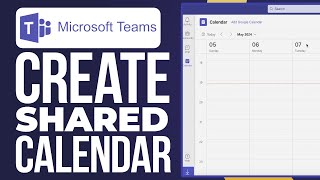 How To Create A Shared Calendar In Microsoft Teams 2024 Update [upl. by Anais]