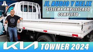 KIA TOWNER 2024 SISTEMA CON DSP AMPLIFICADO JL AUDIO amp HELIX [upl. by Luanne]