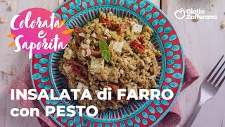 INSALATA di FARRO con PESTO di ERBE e PRIMOSALE💥🌿😋 [upl. by Dnarud]