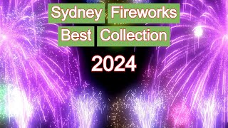 Sydney Opera House Fireworks 2024  Best Collection  NYE [upl. by Fischer]