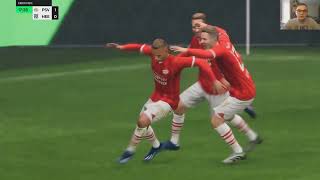 PSV  My reactions and comments gameplay EA Sports FC 24 [upl. by Ahseiyn]