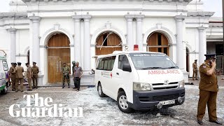 Sri Lanka footage shows devastating aftermath of Easter Sunday church blasts [upl. by Lyrrehs817]