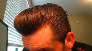 How to Style a Full Pompadour with Thick Wavy Hair Murrays Pomade [upl. by Eecyak547]