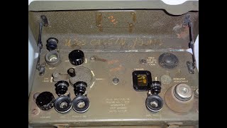 SCR300 BC1000 military WWII radio  history and actual onair demonstration [upl. by Georas]