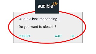 How to Fix Audible App isnt Responding error in Android amp Ios Phone  SP SKYWARDS [upl. by Marti]