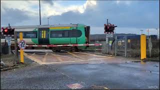 Newhaven Harbour Level Crossing East Sussex [upl. by Atrebla247]