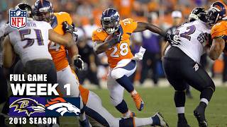 Peytons SEVEN touchdown revenge game Ravens vs Broncos 2013 NFL season Week 1 FULL GAME [upl. by Bohi104]