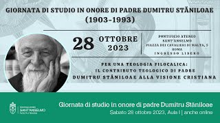 Giornata di studio in onore di padre Dumitru StăniloaePrima parte 28 10 2023 [upl. by Akemot370]