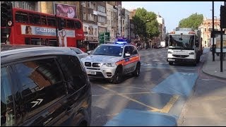 London Metropolitan Police BMW X5 ARV on a shout [upl. by Venetia]