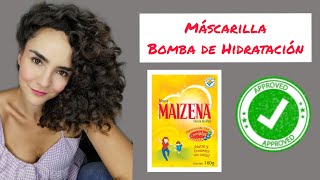 MÁSCARILLA DE MAIZENA ¡BOMBA DE HIDRATACIÓN  PLATIQUITA BUENA ONDA [upl. by Nitsreik]