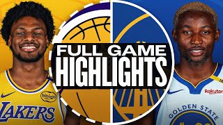 LAKERS at WARRIORS  NBA PRESEASON FULL GAME HIGHLIGHTS  October 18 2024 [upl. by Engelhart648]