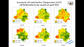 A spatiotemporal analysis of Land surface temperature day and night using Modis data [upl. by Ahseen11]