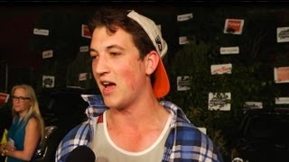 Miles Teller Talks Divergent and Shailene Woodley [upl. by Blanca]