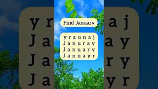 FindJanuaryquotEpisode109quottry your skillsshorts puzzle trendingshorts viralshorts [upl. by Aecila111]