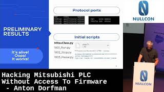 Nullcon Goa 2023  Hacking Mitsubishi PLC Without Access To Firmware by Anton Dorfman [upl. by Pheni]