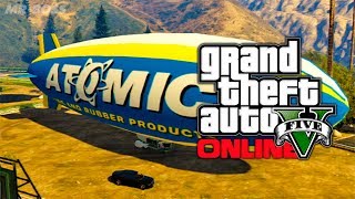 GTA 5 Online How To Get amp Fly The Atomic Blimp Tutorial GTA V [upl. by Kingsly]