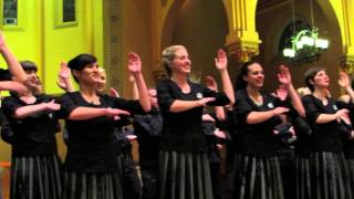 New Zealand Youth Choir Sings quotTe Iwi Equot In Boston HD  December 2 2013 [upl. by Persson]