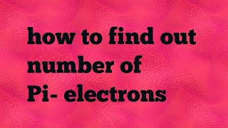 how to find out number of pielectrons [upl. by Aidahs]