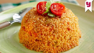 Bulgur PilavÄ± Tarifi  Ev Yemekleri Tarifleri  Yemekcom [upl. by Murial]