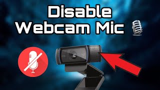 How to Disable Webcam Microphone and Keep Headset Mic On [upl. by Millan]