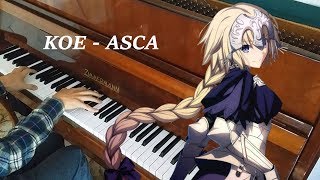 Koe  FateApocrypha ED2  Piano [upl. by Neral]