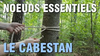 NOEUDS  COMMENT FAIRE UN CABESTAN  CLOVE HITCH [upl. by Sandler922]