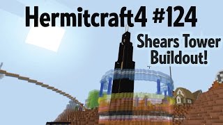 Shears Tower Phase Two Woolis Tower someday buildout — Hermitcraft 4 ep 124 [upl. by Eeral]