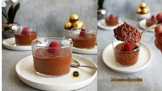 Mousse au Chocolat rapide et inratable avec 4 ingrédients seulement [upl. by Matrona902]